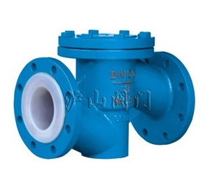 H41Fs升降式衬氟塑料止回阀