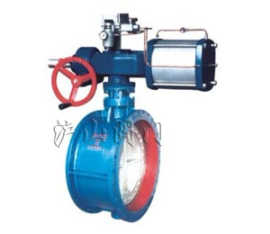 气动软密封法兰蝶阀