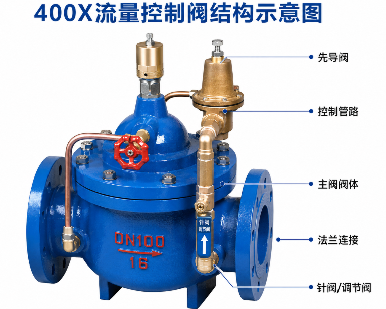 400X流量控制阀结构